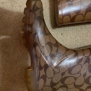 Coach Rain Boots. Used